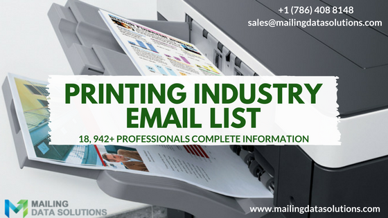 Printing Industry Email Lists